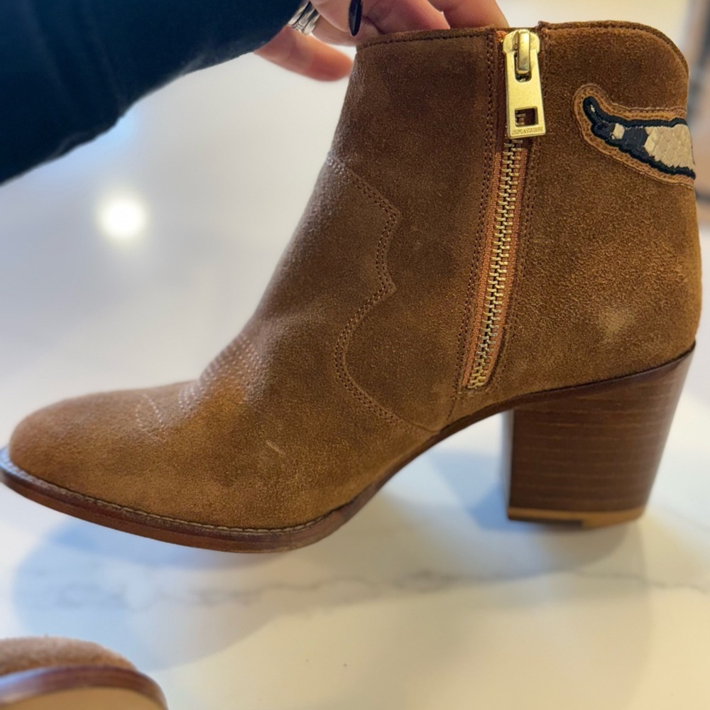 ZADIG & VOLTAIRE
Molly Suède Ankle Boots - Picture 7 of 9